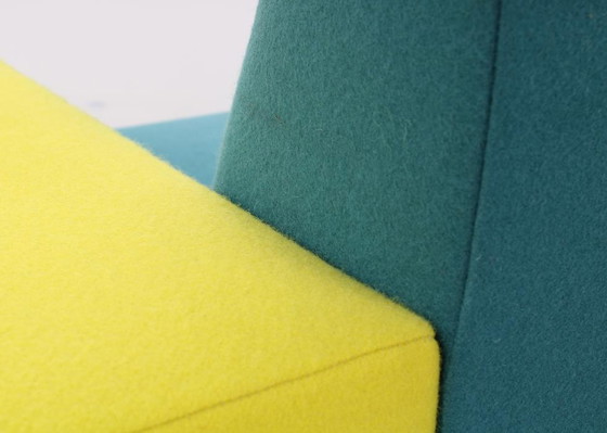 Image 1 of  Casala Palau Bricks sofa blue green / yellow