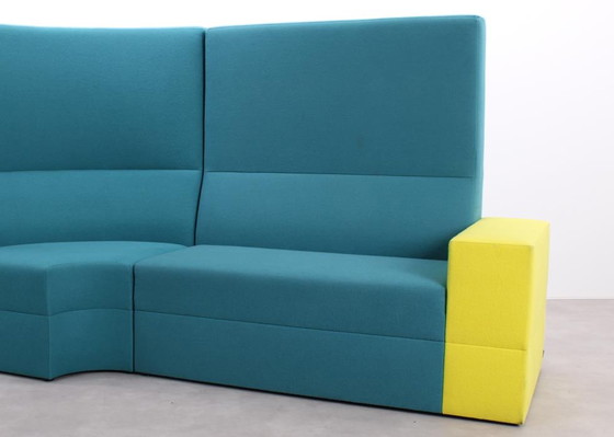 Image 1 of  Casala Palau Bricks sofa blue green / yellow