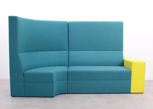  Casala Palau Bricks sofa blue green / yellow