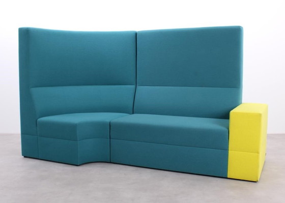 Image 1 of  Casala Palau Bricks sofa blue green / yellow