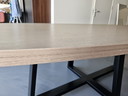 Mesa ovalada de comedor o de reunión de oficina