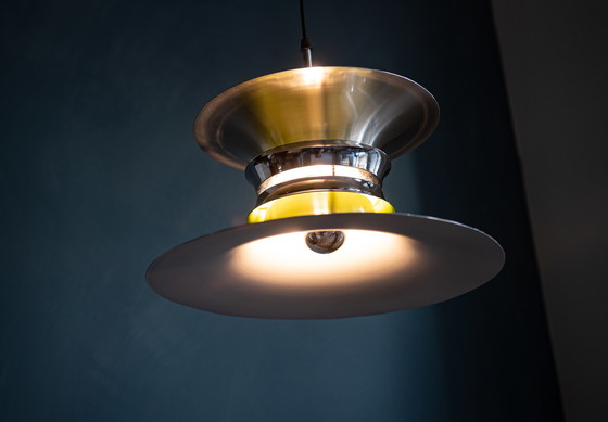 Image 1 of Space Age Lyskaer Belysning Pendant Lamp By Bent Nordsted