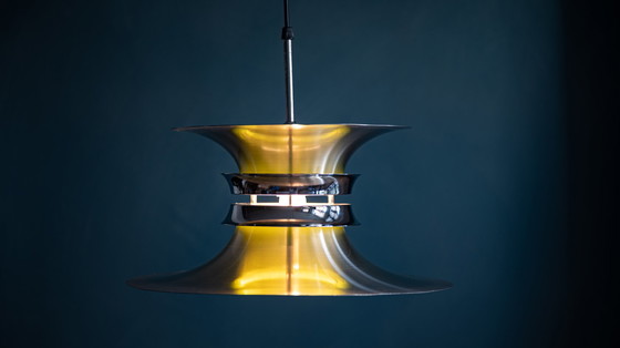 Image 1 of Space Age Lyskaer Belysning Pendant Lamp By Bent Nordsted