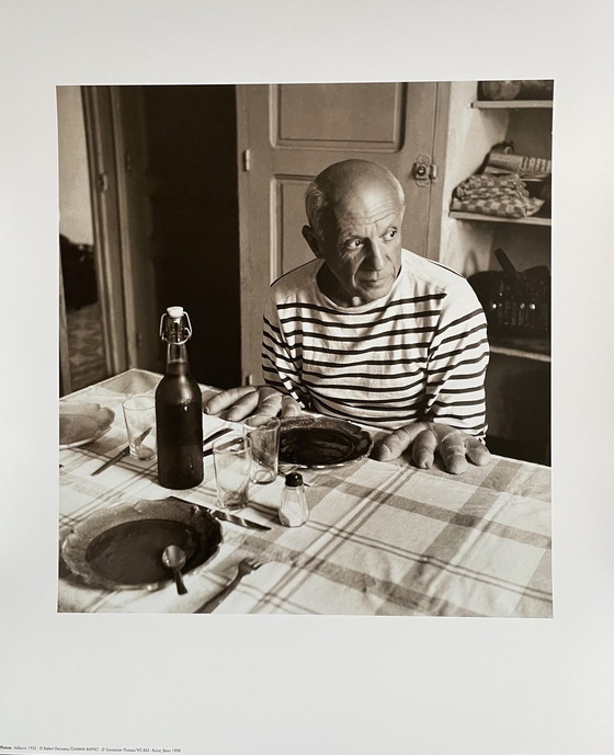 Image 1 of Robert Doisneau  (1912-1944), Les Pains De Picasso, Vallauris 1952, Copyright Robert Doisneau/ Gamma Rapho, Sucession Picas