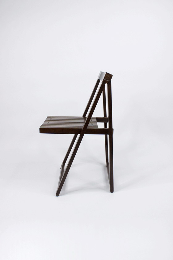 Image 1 of 2x chaises pliantes Alberto Bazzani par Aldo Jacober