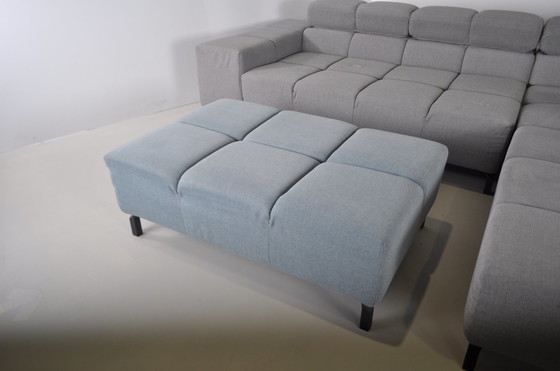 Image 1 of Montel corner sofa + stool/intermediate piece