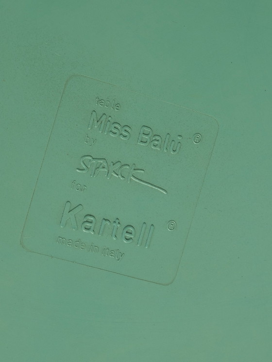 Image 1 of  MISS BALŪ bistro table, Philippe Starck for Kartell 