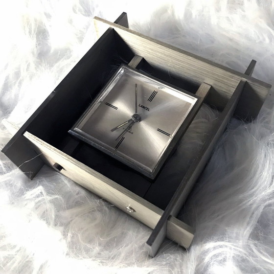 Image 1 of Vintage Clock - Alarm Clock - Lancel - Space Age - 1970