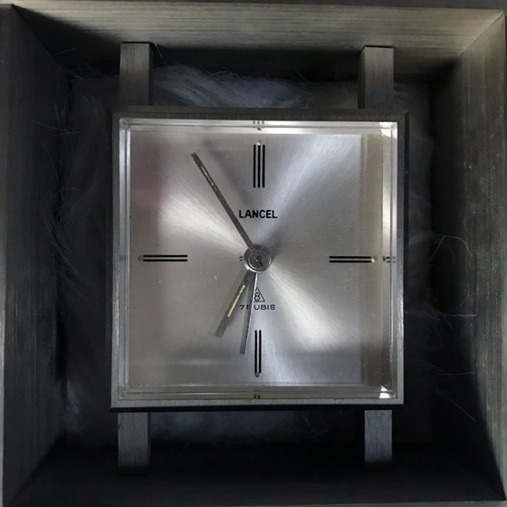 Image 1 of Vintage Clock - Alarm Clock - Lancel - Space Age - 1970