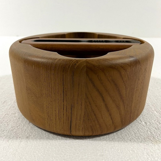 Image 1 of Flemming Digsmed Teak Nutcracker & Bowl For Niches Denmark 1960'S