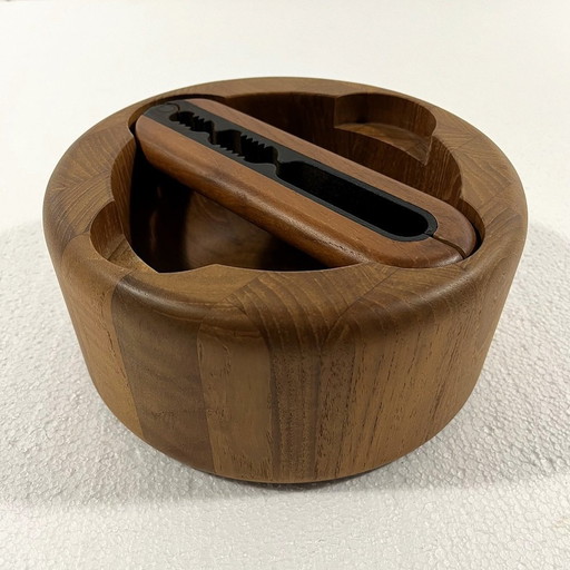 Flemming Digsmed Teak Nutcracker & Bowl For Niches Denmark 1960'S