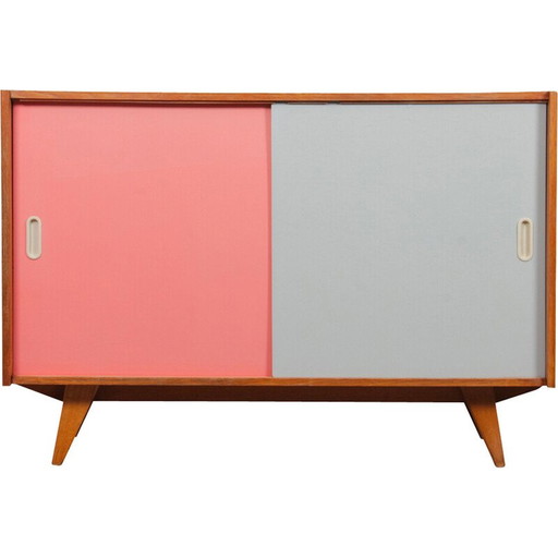 Vintage chest of drawers model U-452 in oak by Jiri Jiroutek for Interier Praha, Czechoslovakia 1960