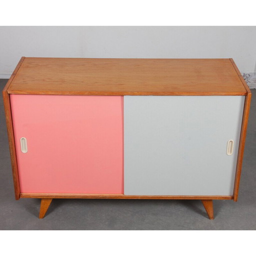 Vintage chest of drawers model U-452 in oak by Jiri Jiroutek for Interier Praha, Czechoslovakia 1960