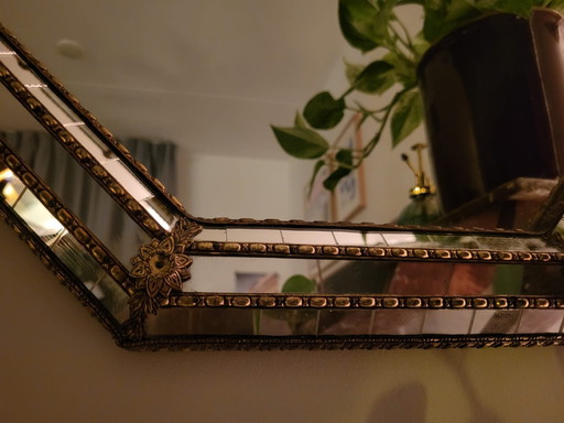 Trapezoidal mirror - Hollywood Regency