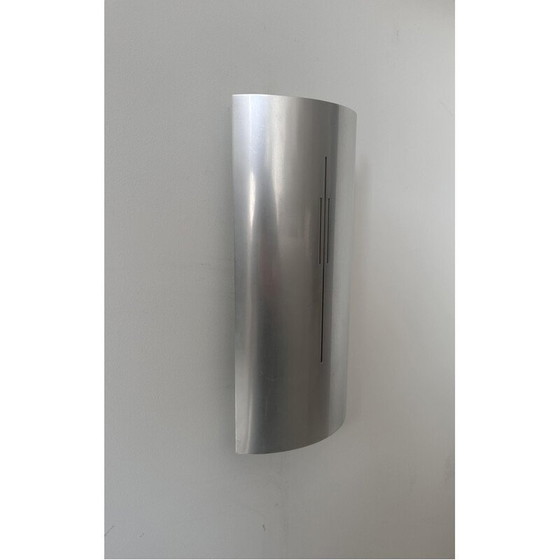 Image 1 of Pair of vintage aluminum wall lamp by Roland Jamois, France 1970