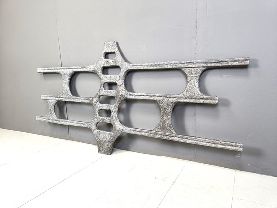 Image 1 of Large Brutalist Wall Sculpture, 1970S