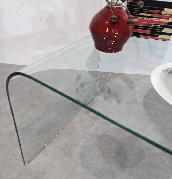 Image 1 of Water fall glass coffee table