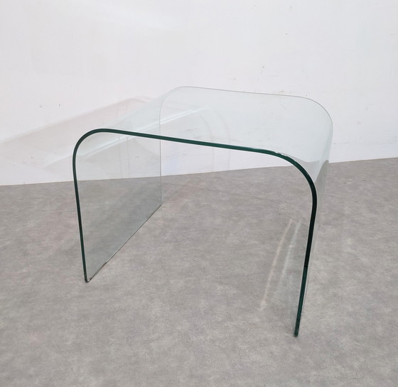 Image 1 of Water fall glass coffee table