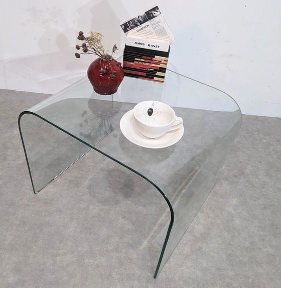 Image 1 of Water fall glass coffee table