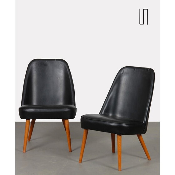 Image 1 of Pair of vintage armchairs for Ton, Czech Republic 1960s