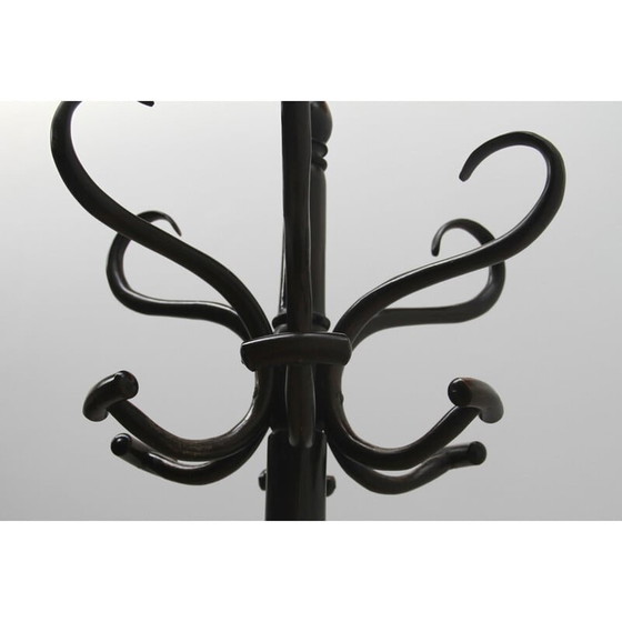 Image 1 of Vintage parrot coat rack in dark wood