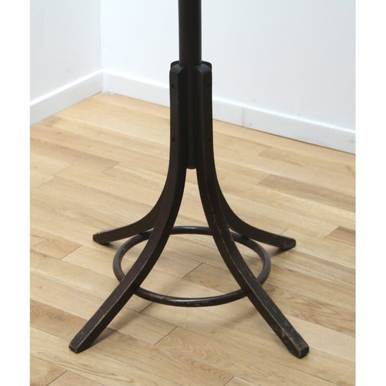 Image 1 of Vintage parrot coat rack in dark wood