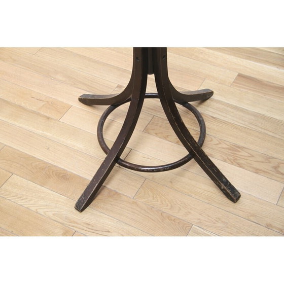 Image 1 of Vintage parrot coat rack in dark wood