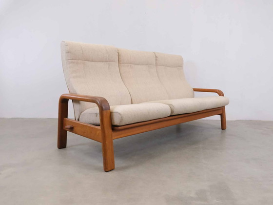 Image 1 of Vintage Midcentury Sofa 3-Seater Teak Danish