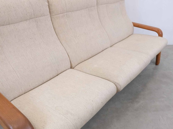 Image 1 of Vintage Midcentury Sofa 3-Seater Teak Danish