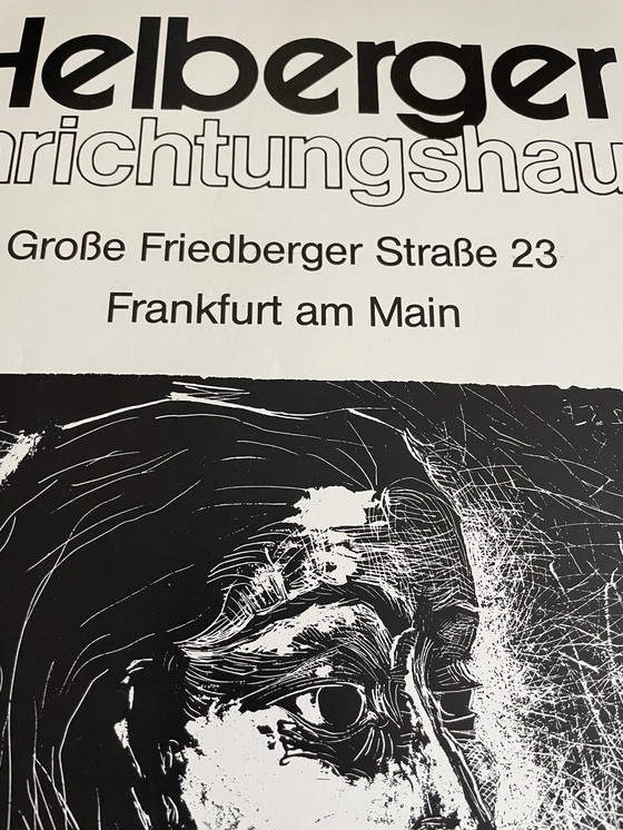 Image 1 of Pablo Picasso (1881-1973), Negozio di mobili Helberger Francoforte, 1981, Stampa Hornberger, Maulburg