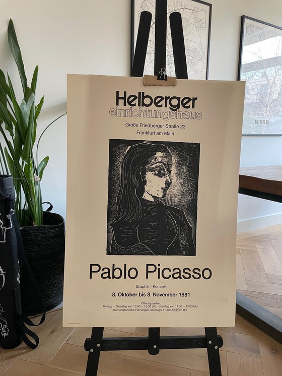 Image 1 of Pablo Picasso (1881-1973), Negozio di mobili Helberger Francoforte, 1981, Stampa Hornberger, Maulburg