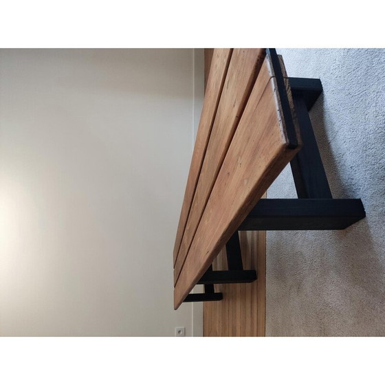 Image 1 of Vintage pine wood bench, 1950