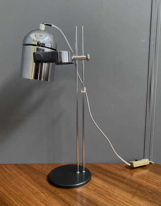 Image 1 of Chrome Table Lamp By Stanislav Indra 1960S