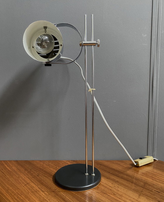 Image 1 of Chrome Table Lamp By Stanislav Indra 1960S