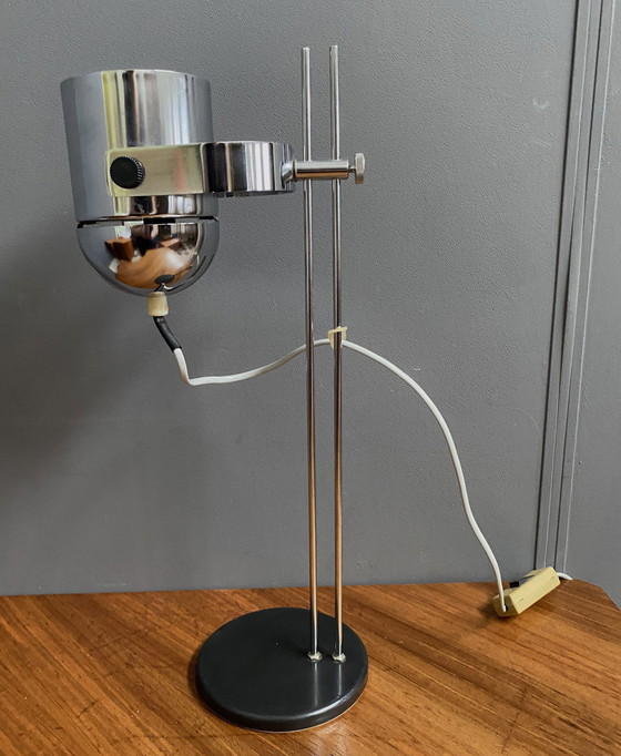 Image 1 of Chrome Table Lamp By Stanislav Indra 1960S