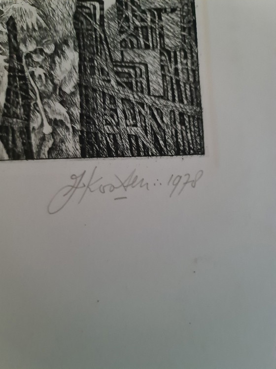 Image 1 of Sérigraphie de J Kooten 1978