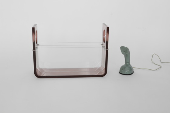 Image 1 of Vintage magazine rack by Michel Dumas for Roche Bobois, 1970s