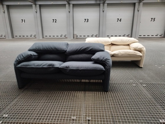 Image 1 of Cassina Maralunga 40 2 seater sofa reupholstered