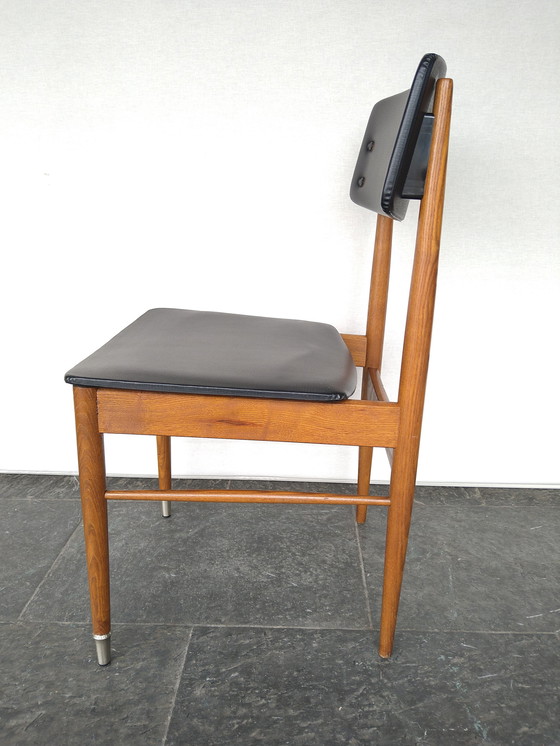 Image 1 of dining chair with metal legs