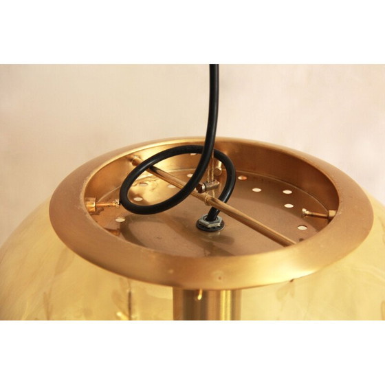Image 1 of Vintage Ambra Sphere Ceiling Lamp by La Murrina, Italy 1970s