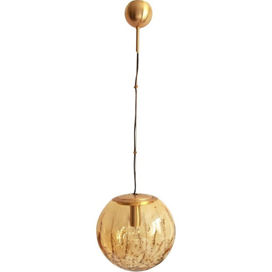Image 1 of Vintage Ambra Sphere Ceiling Lamp by La Murrina, Italy 1970s
