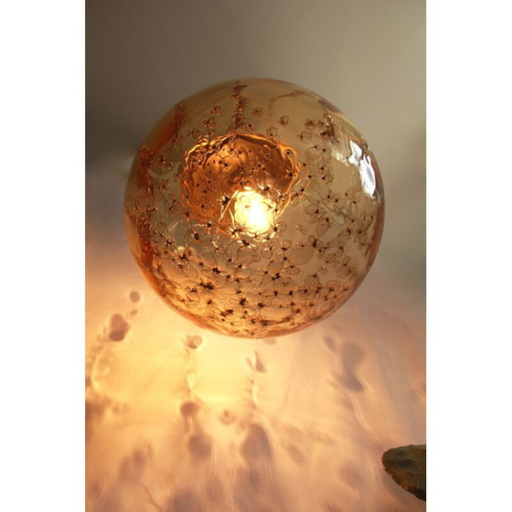 Image 1 of Vintage Ambra Sphere Ceiling Lamp by La Murrina, Italy 1970s