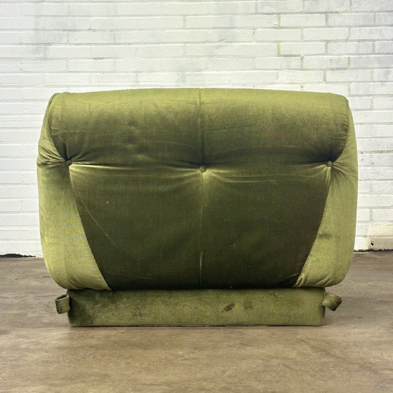 Image 1 of Dark Green Nuvolone Lounge Armchair By Rino Maturi For Mimo Padova