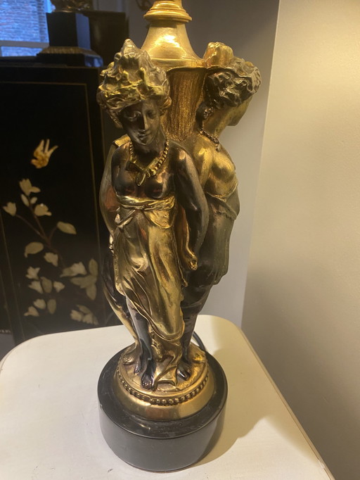 Lámpara de mesa vintage Deknudt, años 70