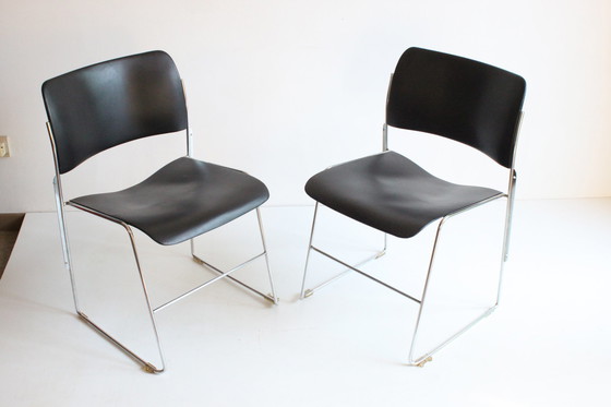 Image 1 of Howe 40/4 chairs by David Rowland, set of two