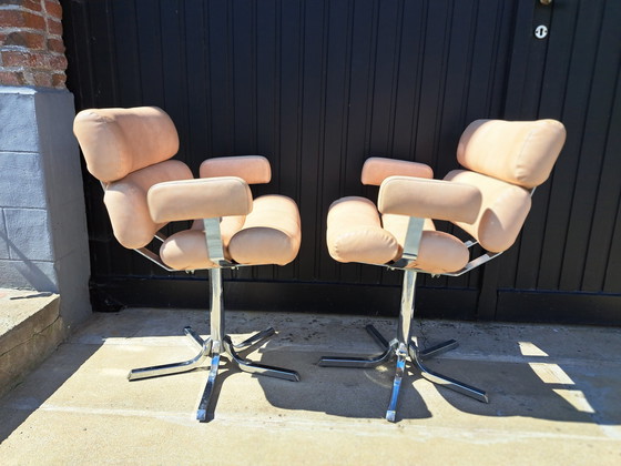 Image 1 of 2x Vintage 1970,s Desk Chairs