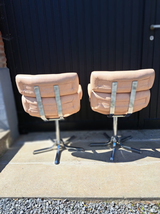 Image 1 of 2 chaises de bureau vintage des années 1970