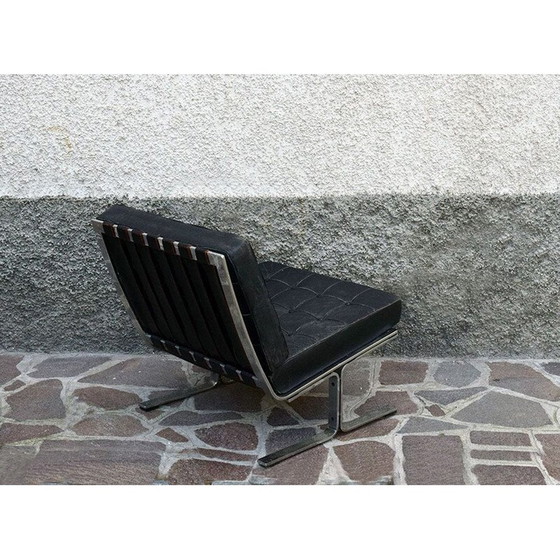 Image 1 of Coppia di poltrone vintage in pelle F 60 di Karl Erik-Ekselius, 1960