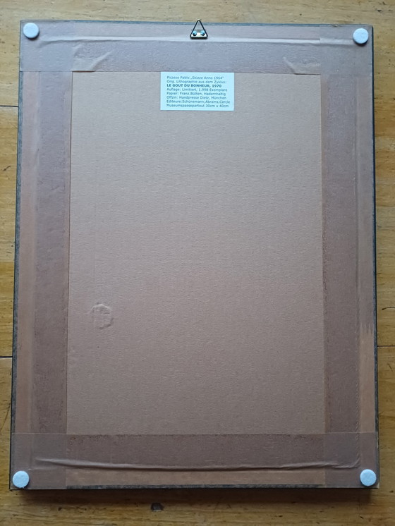 Image 1 of Picasso, Original Lithograph From The Series "Le Goût Du Bonheur"