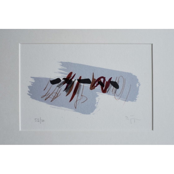 Image 1 of Litografía antigua de Lars Sjögren, Suecia, 1970